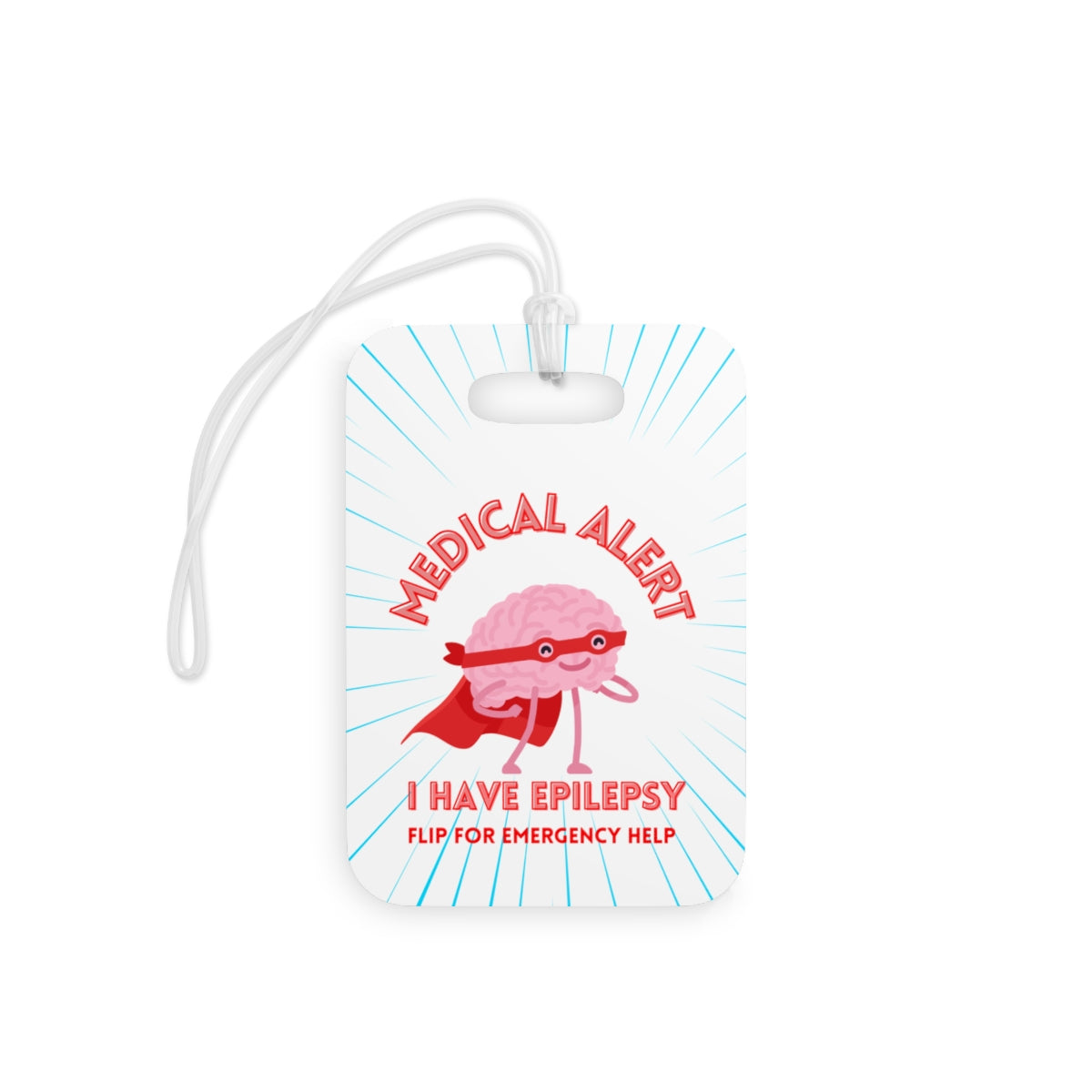 Epilepsy Medical Alert Tag